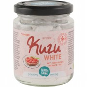 Bio Kuzu weiß, in Stückchen, 125g Schraubglas Bindemittel TerraSana