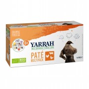 12er-SET Bio Multi-Pack für Hunde verschiedene Sorten Pate Hund Nassfutter Yarrah