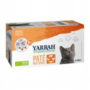 8er-SET Bio Multi-Pack für Katzen verschiedene Sorten Pate Katze Nassfutter Yarrah
