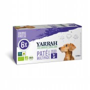 12er-SET Bio Multi-Pack für Hunde Pate Bio Truthahn Aloe Vera Hund Nassfutter Yarrah